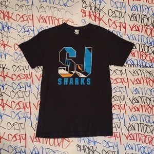San Jose Sharks T Shirt Small